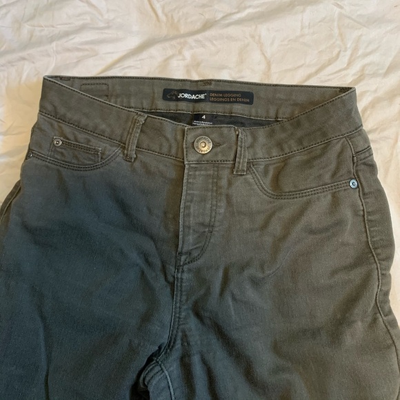 Jordache | Green Denim Jeggings - Picture 4 of 4